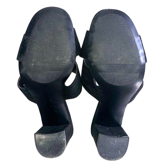 Ann Taylor Faux Suede Block Heel Sandals - Picture 4 of 4